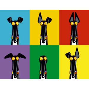 „Funny Dog“, набір, картина за номерами, 35х45см, ROSA START