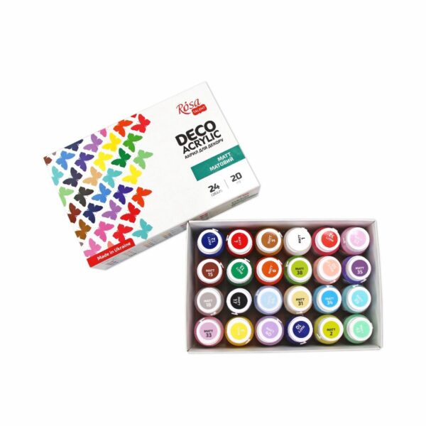 Фарби матові 12кол 20мл ROSA TALENT