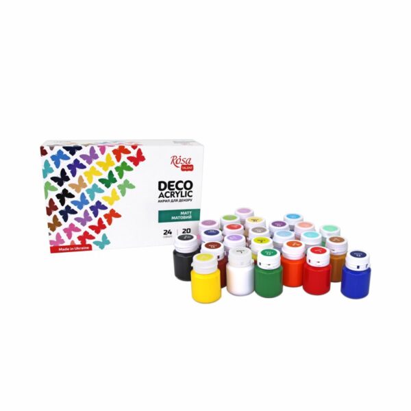 Фарби матові 12кол 20мл ROSA TALENT