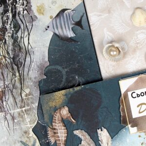 Matt paper double-sided „Ocean Dreams“ 200g/m2 ROSA TALENT