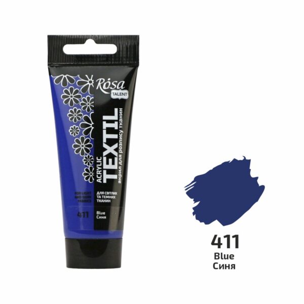 Фарби акрилові для тканин в тубі 60мл ROSA TALENT