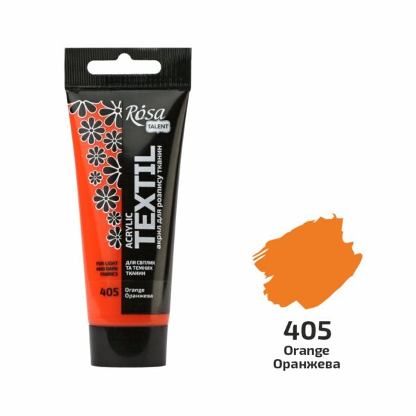 Фарби акрилові для тканин в тубі 60мл ROSA TALENT