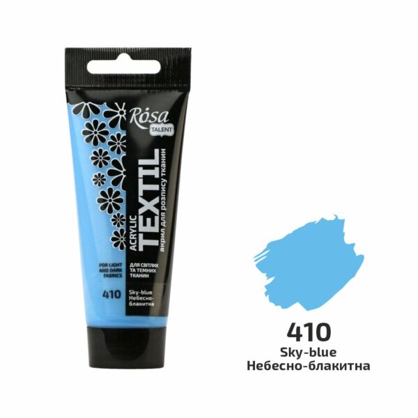 Фарби акрилові для тканин в тубі 60мл ROSA TALENT