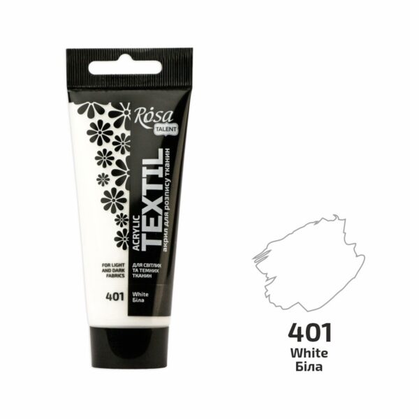 Фарби акрилові для тканин в тубі 60мл ROSA TALENT