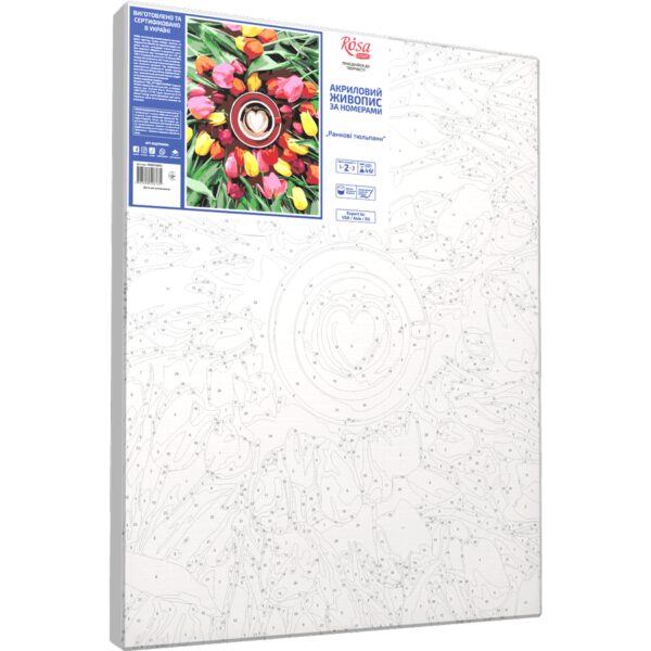 „Morning Tulips“, standard Kit, painting by numbers, 35х45cm, ROSA START