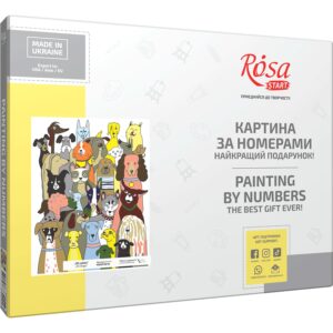„30 Dogs“, kit, painting by numbers, 35х45cm, ROSA START