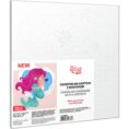 „Cute Мermaid“, Canvas Panel with outline, 20х20cm, cotton, acrylic, ROSA START