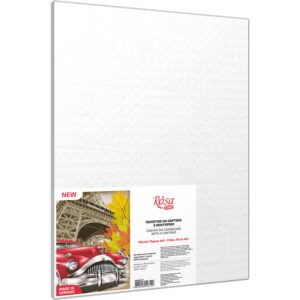 Cities, „Paris 5“, Canvas Panel with outline, 30х40cm, cotton, acrylic, ROSA START