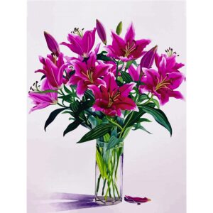 Still life №41, Canvas Panel with outline, 30х40cm, cotton, acrylic, ROSA START