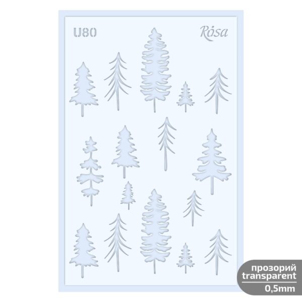 Adhesive Stencil 13x20 cm ROSA TALENT