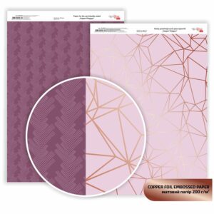 Matt paper double-sided „Valentine's Mood“ 21х29,7cm 200g/m2 ROSA TALENT