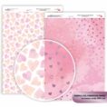 Matt paper double-sided „Valentine's Mood“ 21х29,7cm 200g/m2 ROSA TALENT