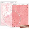 Matt paper double-sided „Valentine's Mood“ 21х29,7cm 200g/m2 ROSA TALENT