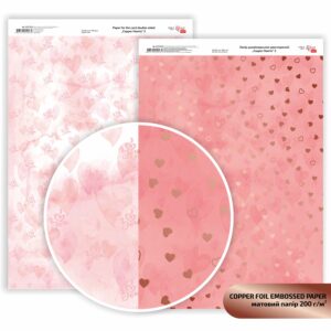 Matt paper double-sided „Valentine's Mood“ 21х29,7cm 200g/m2 ROSA TALENT