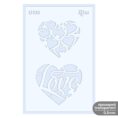 Plastic Reusable Stencil „Love“ 13x20 cm ROSA TALENT