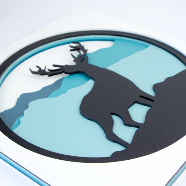 „Вертоліт“, полотно на картоні з контуром, 20х20, бавовна, акрил, ROSA START