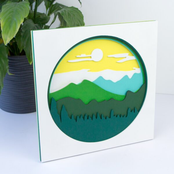 „Вертоліт“, полотно на картоні з контуром, 20х20, бавовна, акрил, ROSA START