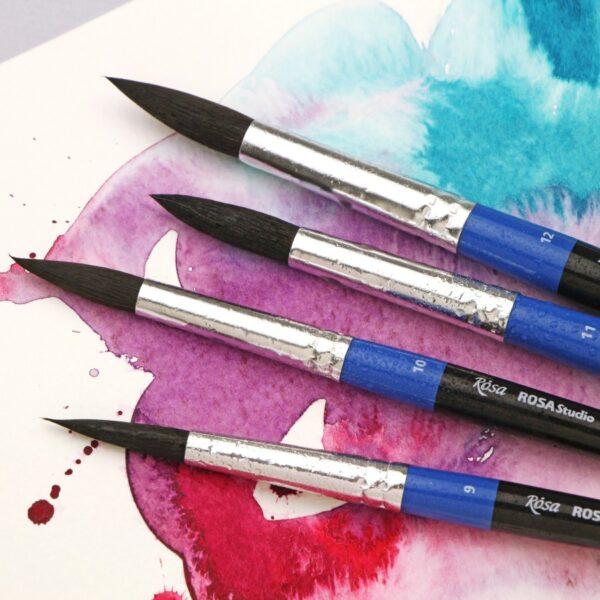 Білка кругла 211 коротка ручка ROSA Studio