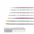 Вrushes for decoratoin Synthetic round ROSA TALENT