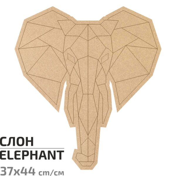 Заготовка „Великодній кролик“ на підставці МДФ ROSA TALENT