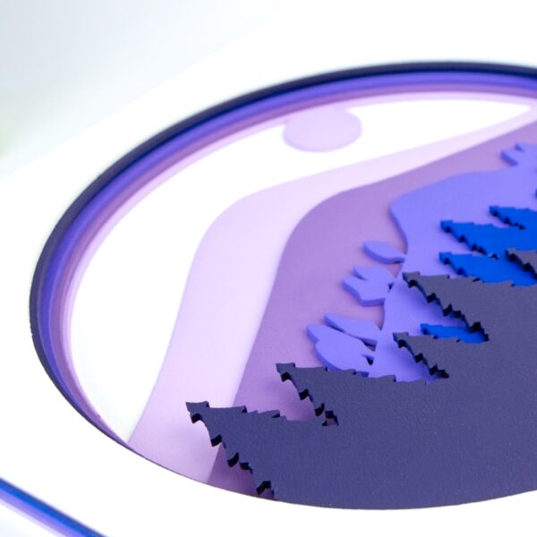 „Вертоліт“, полотно на картоні з контуром, 20х20, бавовна, акрил, ROSA START