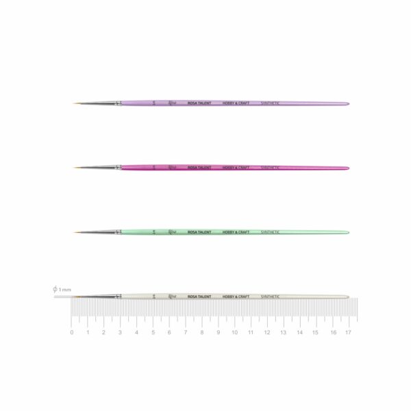 Вrushes for decoratoin Synthetic round ROSA TALENT