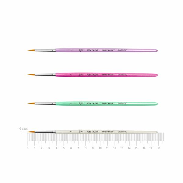Вrushes for decoratoin Synthetic round ROSA TALENT