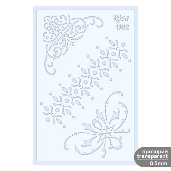 Plastic Reusable Stencil „Love“ 13x20 cm ROSA TALENT