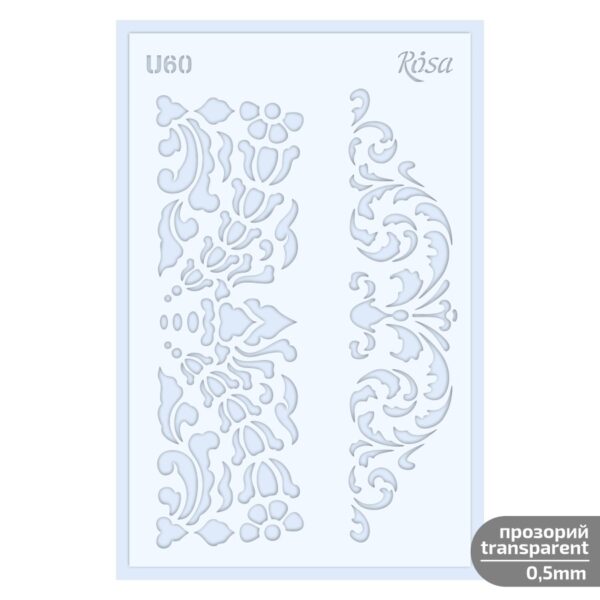 Plastic Reusable Stencil „Love“ 13x20 cm ROSA TALENT