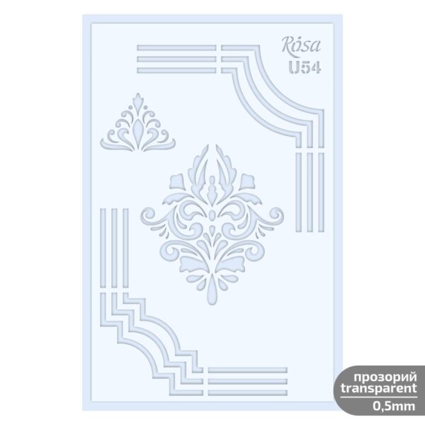 Plastic Reusable Stencil „Love“ 13x20 cm ROSA TALENT