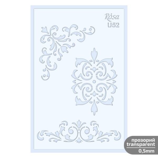 Plastic Reusable Stencil „Love“ 13x20 cm ROSA TALENT