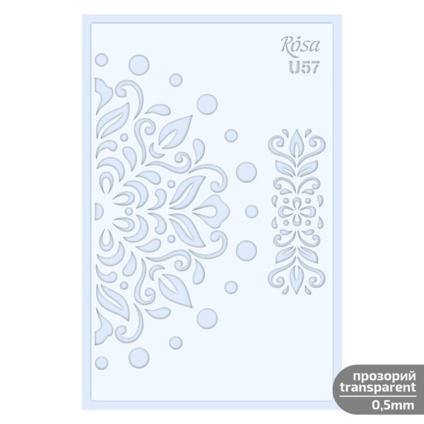 Plastic Reusable Stencil „Love“ 13x20 cm ROSA TALENT