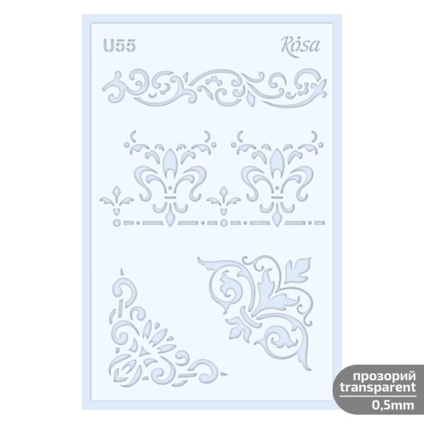 Plastic Reusable Stencil „Love“ 13x20 cm ROSA TALENT