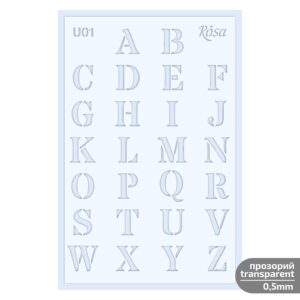 Трафарет універсал. „Love“ 13x20см ROSA TALENT