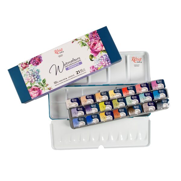 Набір акварельних фарб "Класика" 12 кольорів ROSA Gallery