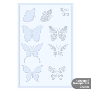 Plastic Reusable Stencil „Love“ 13x20 cm ROSA TALENT