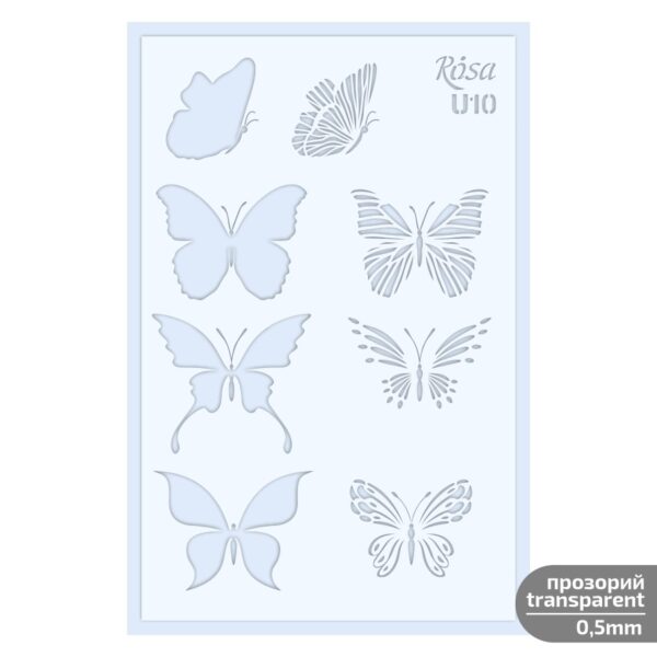 Plastic Reusable Stencil „Love“ 13x20 cm ROSA TALENT