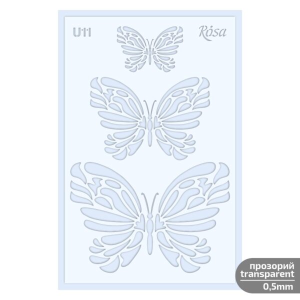 Plastic Reusable Stencil „Love“ 13x20 cm ROSA TALENT