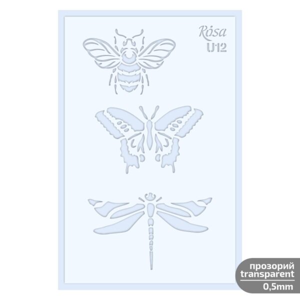 Plastic Reusable Stencil „Love“ 13x20 cm ROSA TALENT