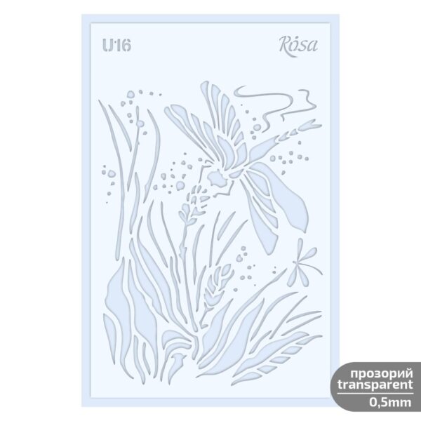 Plastic Reusable Stencil „Love“ 13x20 cm ROSA TALENT