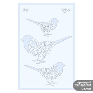 Plastic Reusable Stencil „Love“ 13x20 cm ROSA TALENT