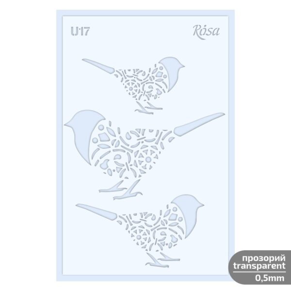 Plastic Reusable Stencil „Love“ 13x20 cm ROSA TALENT