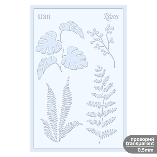 Plastic Reusable Stencil „Love“ 13x20 cm ROSA TALENT