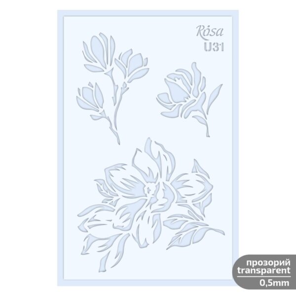 Plastic Reusable Stencil „Love“ 13x20 cm ROSA TALENT