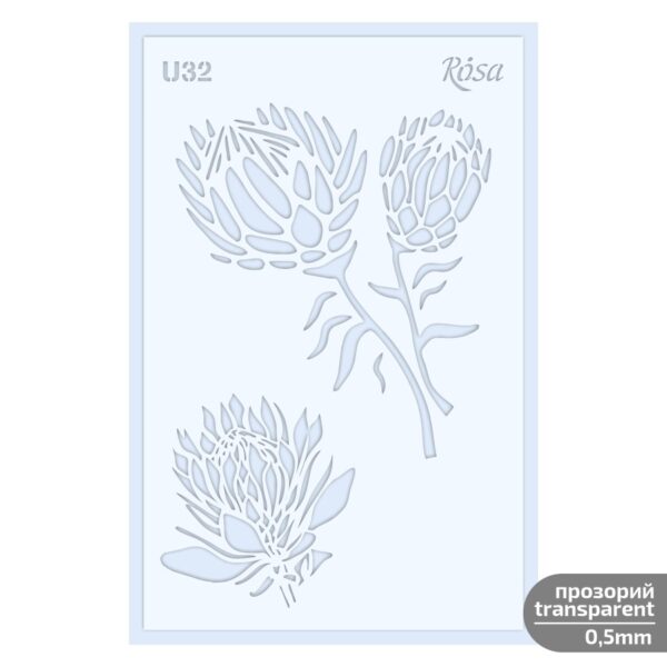 Plastic Reusable Stencil „Love“ 13x20 cm ROSA TALENT