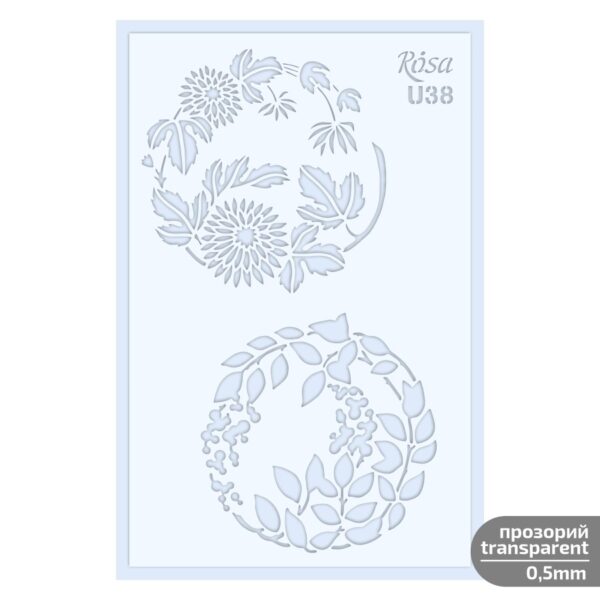 Plastic Reusable Stencil „Love“ 13x20 cm ROSA TALENT