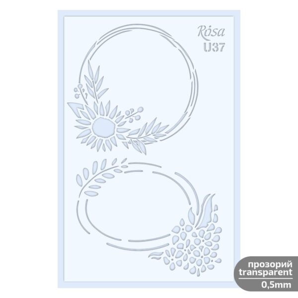 Plastic Reusable Stencil „Love“ 13x20 cm ROSA TALENT