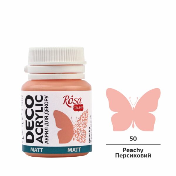 Акрил для декору матовий 20 мл ROSA Talent