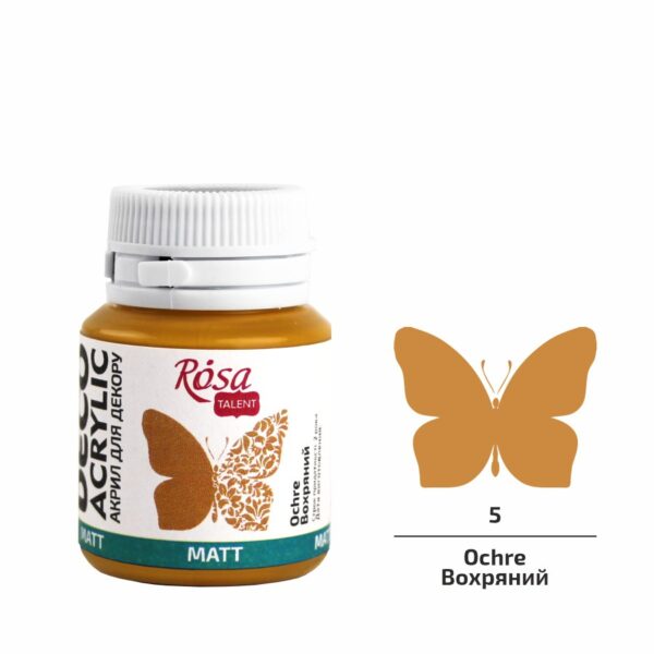 Акрил для декору матовий 20 мл ROSA Talent