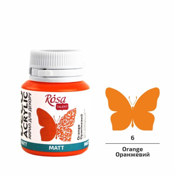 Акрил для декору матовий 20 мл ROSA Talent
